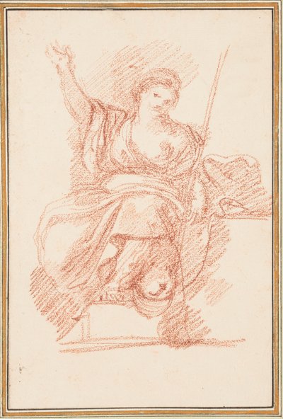 Oturan alegorik figür by Jean Robert Ango
