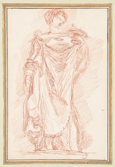 Chiton içinde duran erkek figürü by Jean Robert Ango