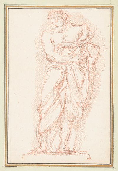 Himation giyen ayakta erkek figürü by Jean Robert Ango