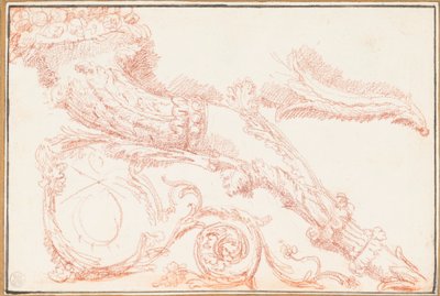 Tribün paneli için çalışma by Jean Robert Ango
