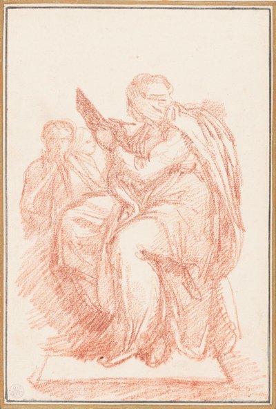 Sistine Şapeli tavanından Pers Sibyl by Jean Robert Ango