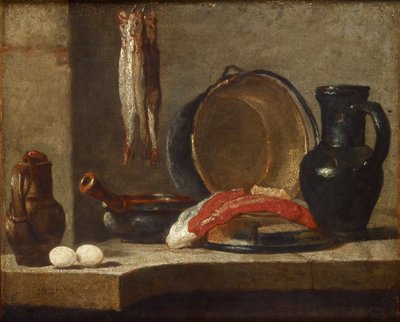 Natürmort Mutfak Gereçleri, c1733-1734 by Jean Baptiste Simeon Chardin