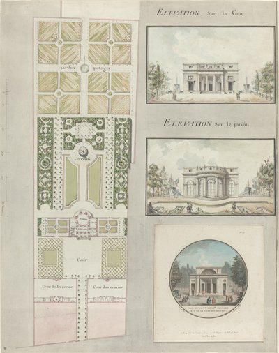 Mlle Evi ve Bahçeleri Projesi. guimard by Jean Testard and Charles Philippe Campion de Tersan