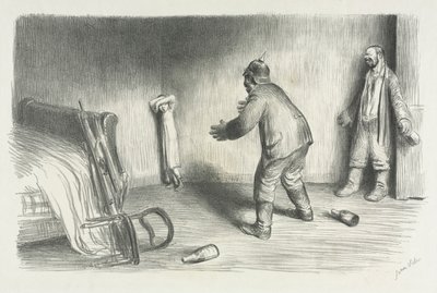 Perdü, 1914. by Jean Veber