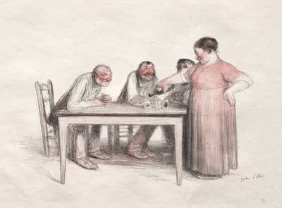 Şarap kadehi by Jean Veber