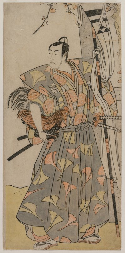 Oyuncu Matsumoto Koshiro IV by Jean Victor Bertin