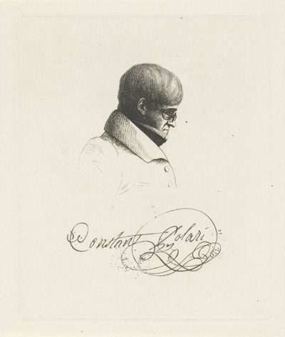 Portret van Constant Polari by Jean Zacherie Mazel