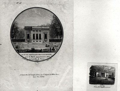 Claude-Nicolas Ledoux (1736-1806) tarafından Madame du Barry için inşa edilen Louveciennes