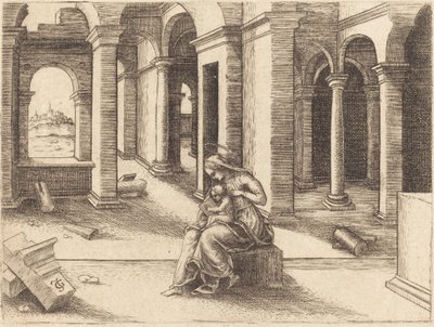 Bakire ve Çocuk by Jean de Gourmont I