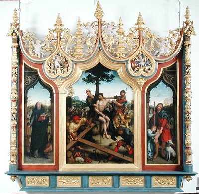 Cellatlarla İsa Üçlemesi, c.1530-32 by Jean the Elder Bellegambe