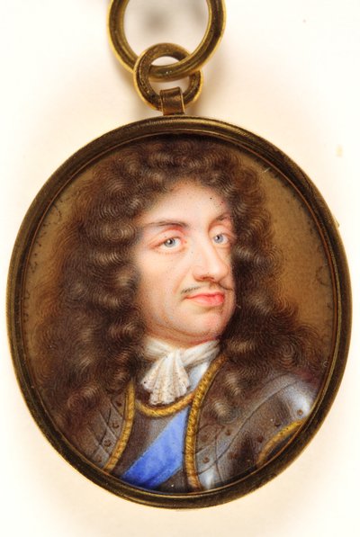 II. Charles by Jean the Younger (attr.to) Petitot
