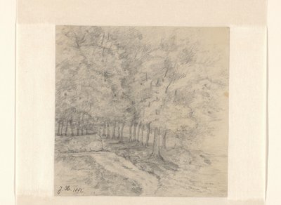 Ağaçlar ile manzara by Jeanne Marie Heynsius (signed by artist)