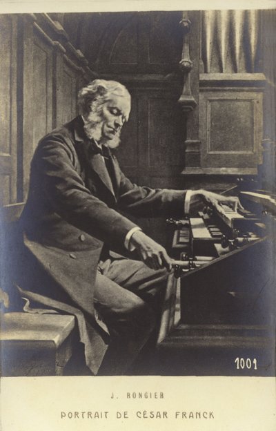 Cesar Franck, Belçika doğumlu besteci, piyanist, orgcu ve müzik öğretmeni, yetişkin hayatı boyunca Paris