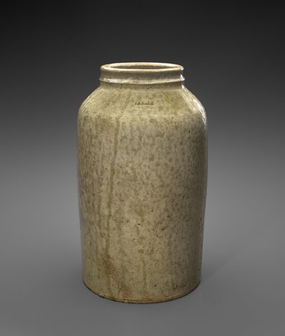 Kavanoz, c. 1850-1860 (alkali sırlı taş eşya) by Jefferson S. Nash Pottery