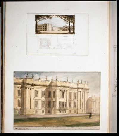 Doğu Yüksekliği için Tasarımlar, Chatsworth House by Jeffry Wyatville