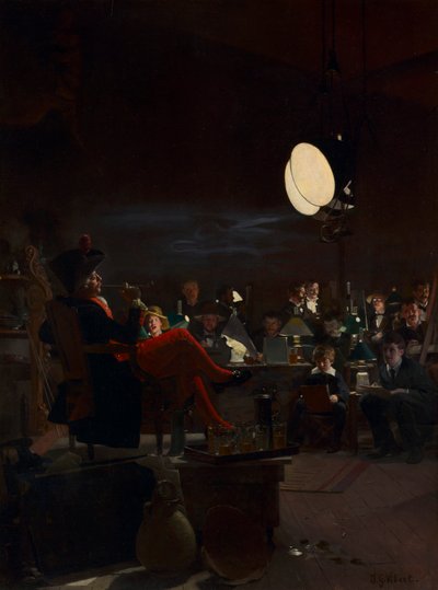 Bir Gece Sınıfı by Jehan Georges Vibert