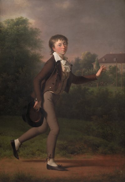 Koşan Bir Çocuk. Markus Holst von Schmidt by Jens Juel