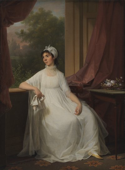 Gertrud Hage'in portresi, kızlık soyadı Heitmann by Jens Juel