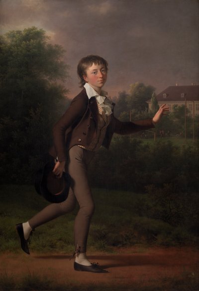 Koşan çocuk. Marcus Holst von Schmidten by Jens Juel