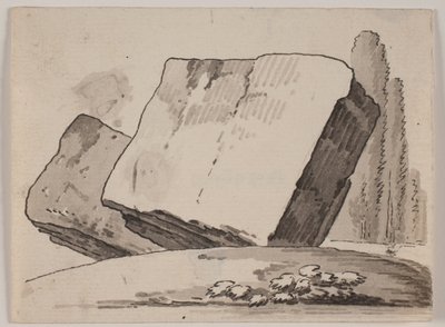 Harabe parçaları ve selvi by Jens Petersen Lund