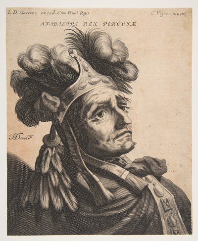 Atabalipa, Peru Kralı, M.Ö. 1634-37. by Jerôme David