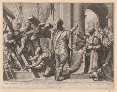 H. Helena ve Calvary Üç Haç Kazısı by Jerôme David