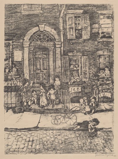 Sokak Sahnesi (New York) by Jerome Myers