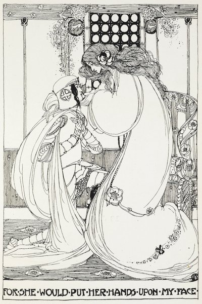 Çünkü ellerini yüzüme koyacaktı - Bir şövalye ve genç kız by Jessie Marion King