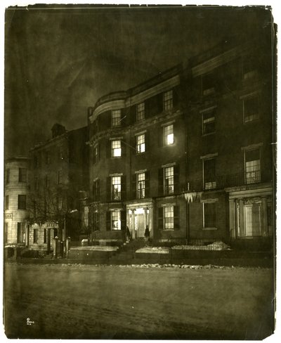 Beacon St, Boston, Mass, ABD, c.1902-10 (jelatin gümüşü fotoğraf) by Jessie Tarbox Beals