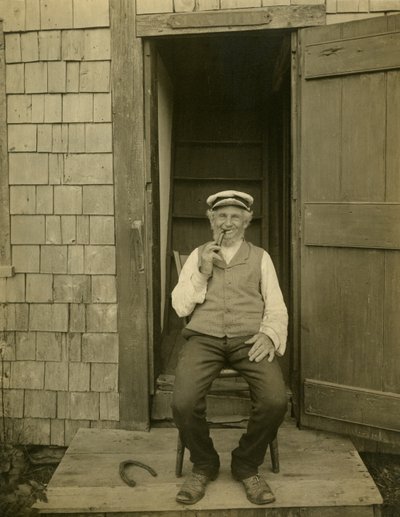 Kaptan Billy Bowen, Nantucket deniz kaptanı, c.1905-09 by Jessie Tarbox Beals
