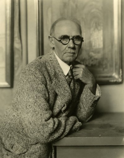 Colin Campbell Cooper sanatçısı, c.1905-31 (jelatin gümüşü fotoğraf) by Jessie Tarbox Beals