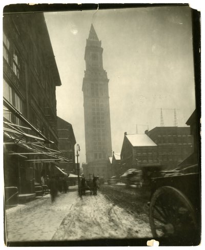 Custom House, Boston, ABD, c.1902-10 (jelatin gümüşü fotoğraf) by Jessie Tarbox Beals