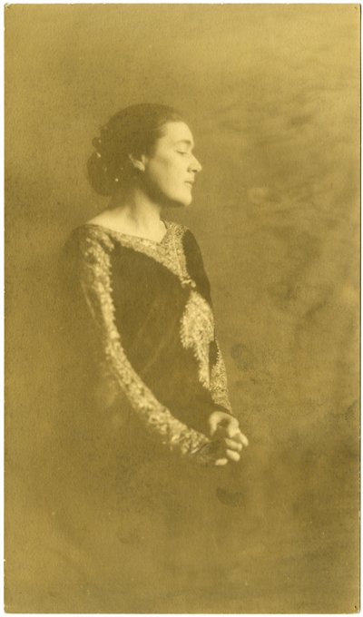 Fanny Hurst, c.1909-20 (jelatin gümüşü fotoğraf) by Jessie Tarbox Beals