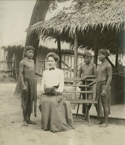 Igorrote şarkı dersleri. [1904 Dünya Fuarı