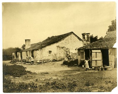 San Antonio yakınlarındaki Teksas'ta "Meksika" evi by Jessie Tarbox Beals