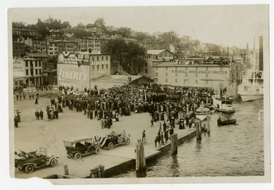 Newburgh: iskelede resepsiyon by Jessie Tarbox Beals