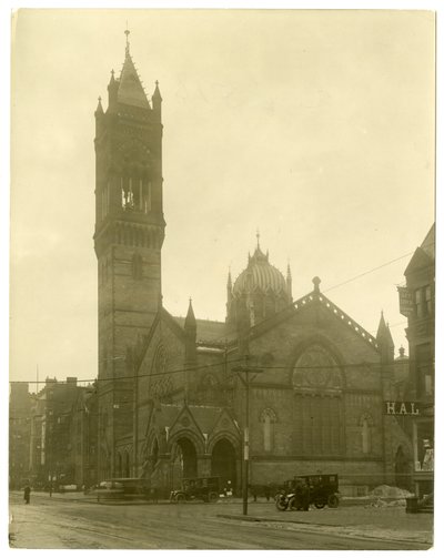 Eski Güney Kilisesi, Boston, ABD, c.1902-10 (jelatin gümüşü fotoğraf) by Jessie Tarbox Beals