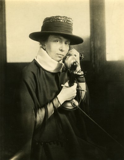 Rachel Crothers oyun yazarı, c.1905-18 by Jessie Tarbox Beals