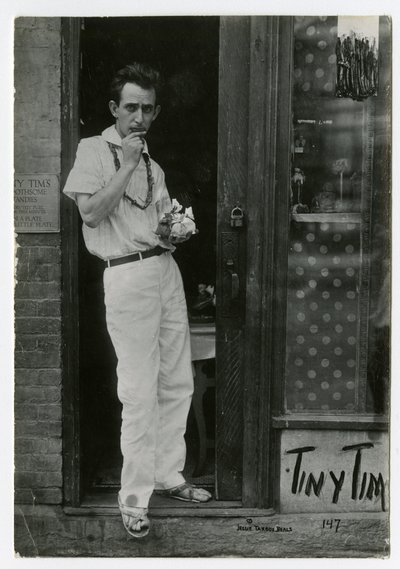 Tiny Tim, Greenwich Village, New York, ABD, c.1915-22 (jelatin gümüşü fotoğraf) by Jessie Tarbox Beals