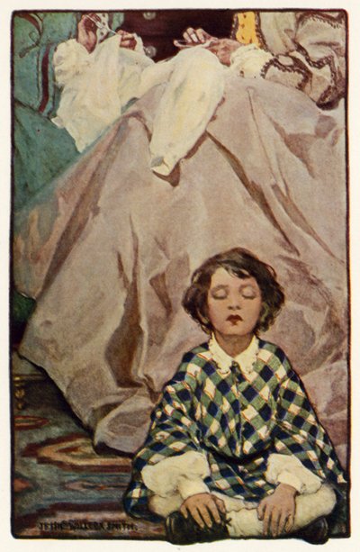 Küçük Ülke (renkli taş) by Jessie Willcox Smith