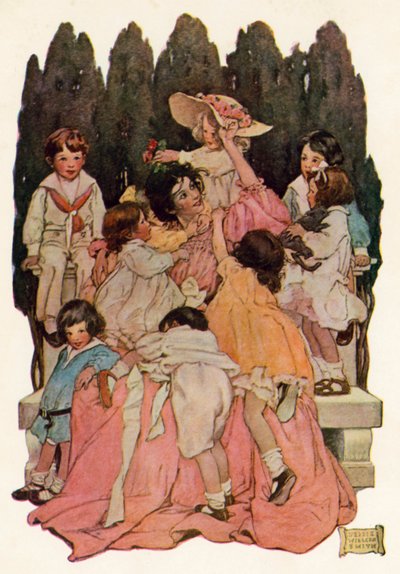 Teyzeye (renkli taş) by Jessie Willcox Smith