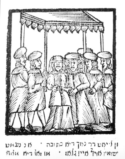 Bir Yahudi düğününden bir örnek by Jewish School