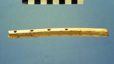 Flüt, David Şehri, yaklaşık MÖ 799-600 (kemik) by Jewish School