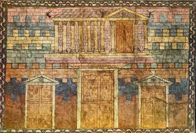 Süleyman Tapınağı (sıva üzerine tempera) by Jewish School