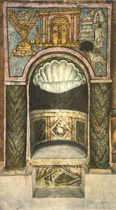 Tevrat tapınağı (sıva üzerine tempera) by Jewish School
