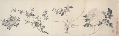 Dört Mevsim Çiçekleri, Ming hanedanı by Jiayan Chen