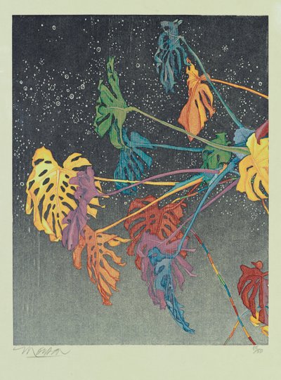 Diptych A, 2011 (gravür) by Jim Monson