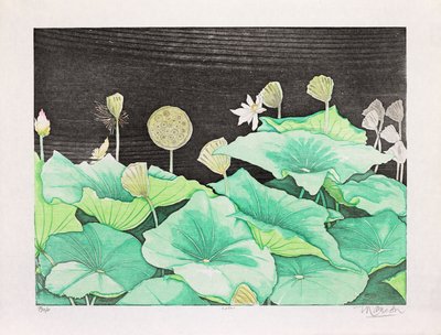 Lotus, 2016 (gravür) by Jim Monson