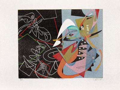 Gece ve Gündüz, 2016 (gravür) by Jim Monson