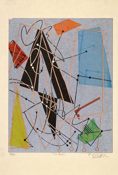 Pin Ball, 2015 (gravür) by Jim Monson